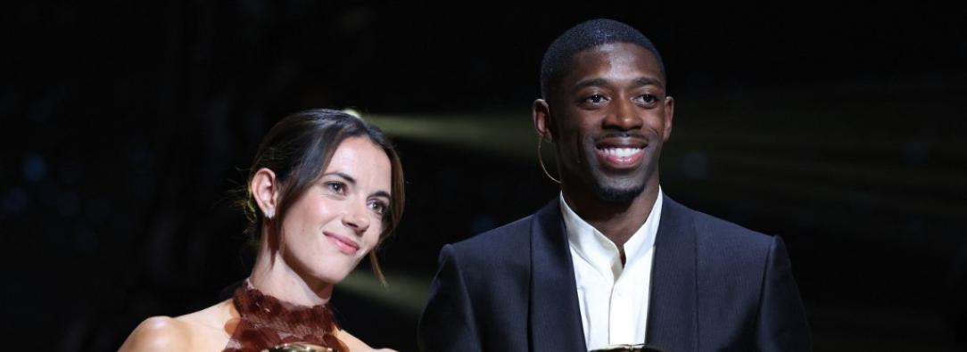 Aitana Bonmatí y Ousmane Dembélé