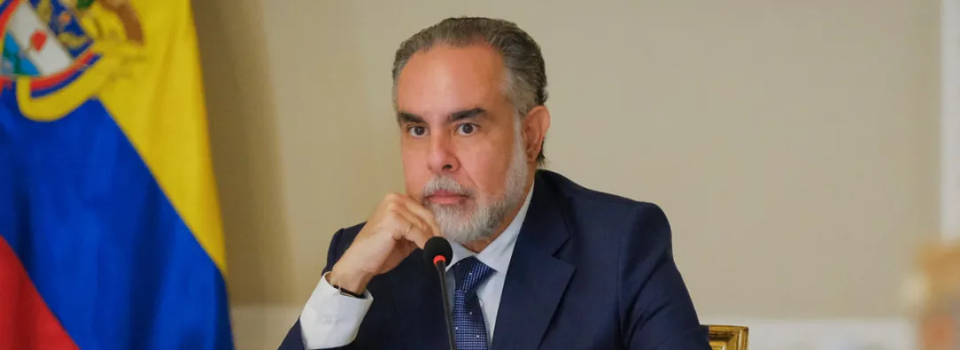 Ministro Benedetti califica como una decisión “política” la descertificación de Estados Unidos en lucha antidrogas