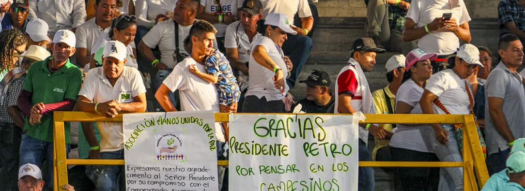 Campesinos colombianos.