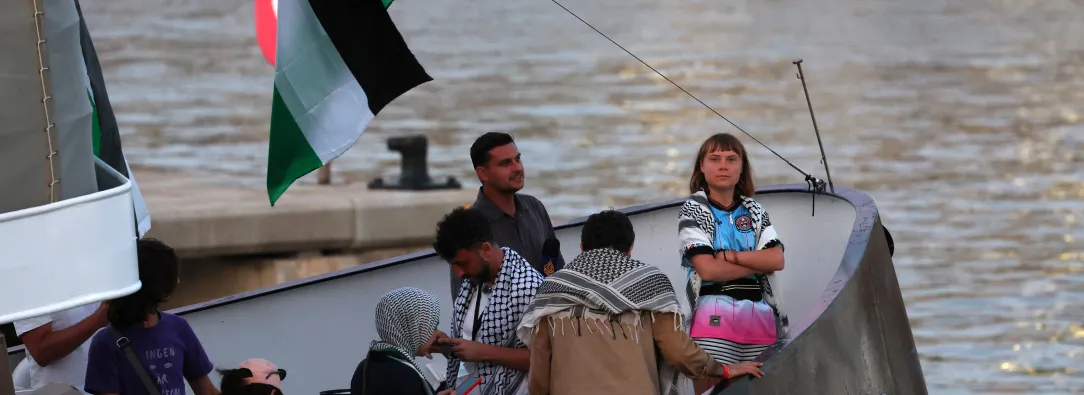 Flotilla humanitaria en camino a Gaza