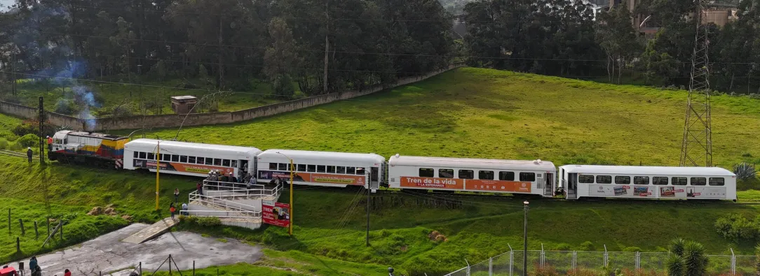 El Tren de la Vida y la Esperanza es una ruta turística que recorre Boyacá y conecta con los municipios de Sogamoso, Nobsa, Corrales y Paz de Río.