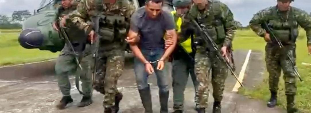 Captura de alias 'El Paisa'. / Foto: Ejército.