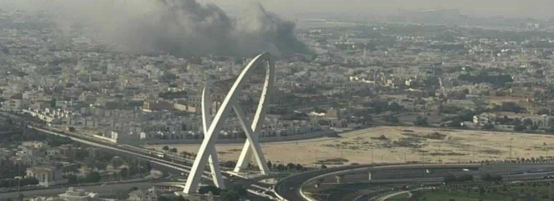 Ataque de Israel a Doha. / Foto: Redes sociales.