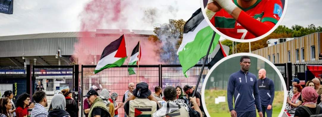 Atletas por la paz. / Fotos: AFP. 