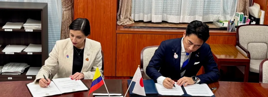 Memorando de cooperación entre Colombia y Japón. / Foto: X MinAgricultura.