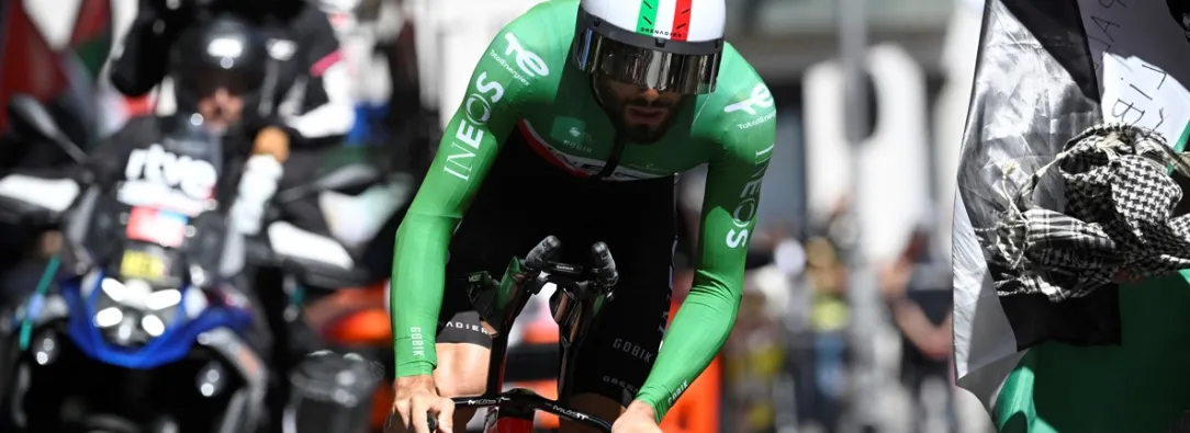 Filippo Ganna se quedó con la crono individual de La Vuelta 2025