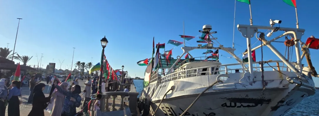 Flotilla rumbo a Gaza. / Foto: AFP.