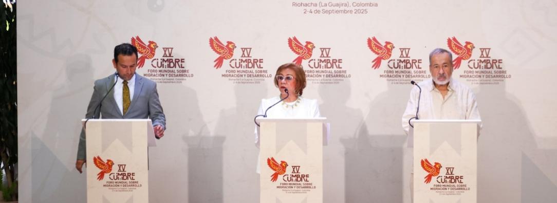 Foro de Migración en La Guajira. / Foto: Cancillería.