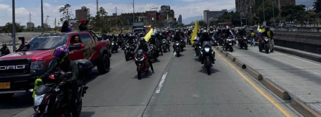 Paro en Bogotá este 16 de septiembre: Motociclistas y conductores