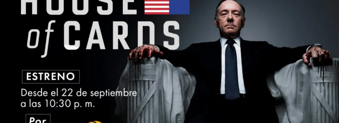 Pieza gráfica House of Cards.