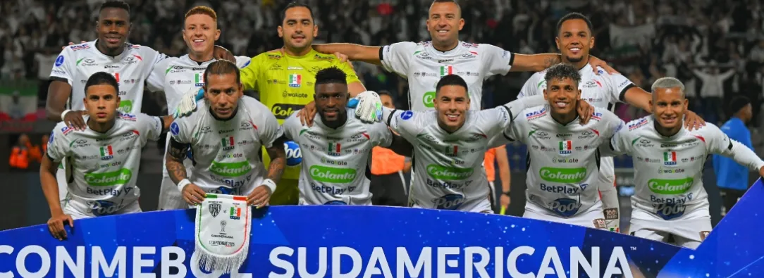 Once Caldas en la Copa Sudamericana. / Foto: AFP.