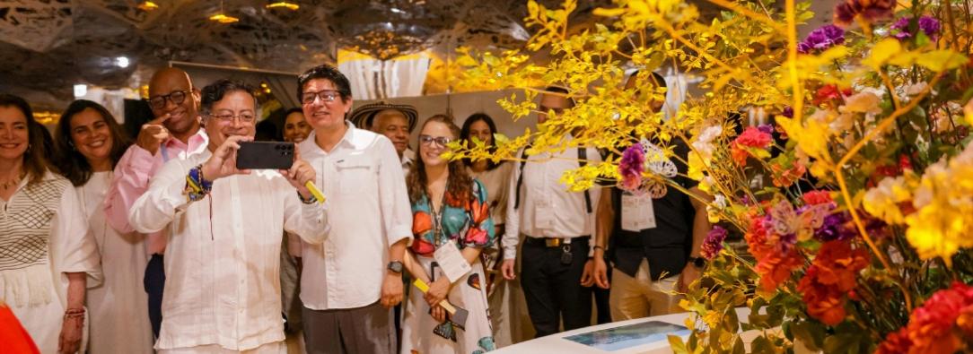 Pabellón Colombia en Osaka es todo un éxito. / Foto: Presidencia.