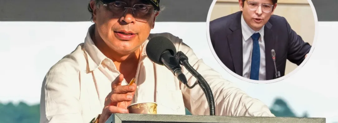 Petro sobre alias El Mosco en caso de Miguel Uribe. / Fotos: Presidencia y AFP.