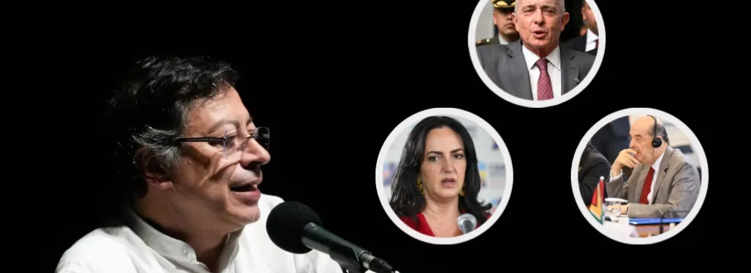 Presidente denuncia presunto complot. / Fotos: Presidencia y AFP.