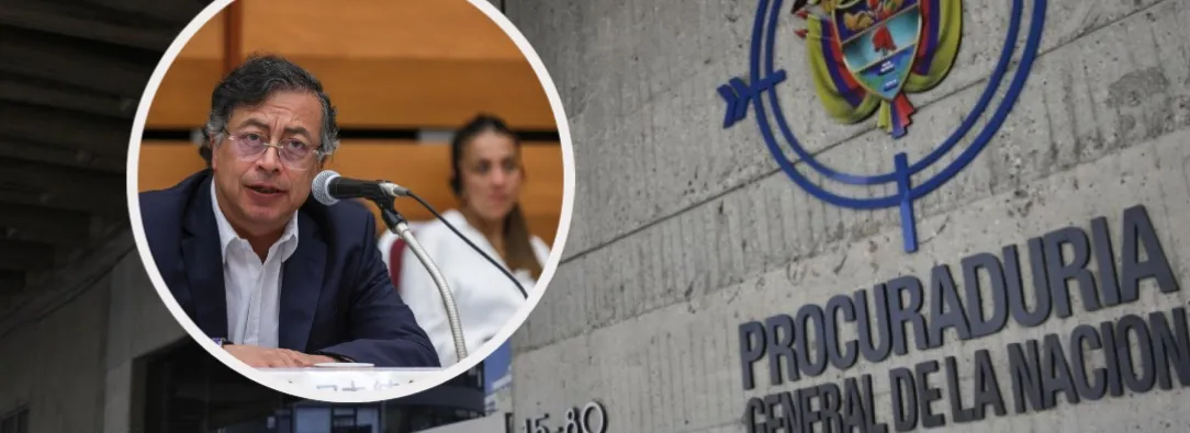 Petro sobre solicitud de la Procuraduría. / Fotos: Procuraduría y Presidencia.