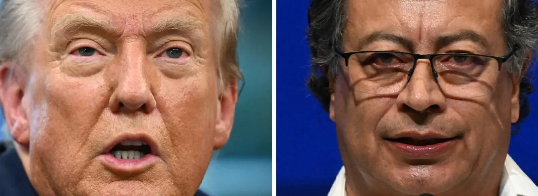 Respuesta del presidente Petro a Trump. / Foto: AFP.