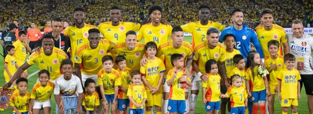 Selección Colombia en la última fecha de Eliminatorias. / Foto: Santiago Villegas - RTVC.