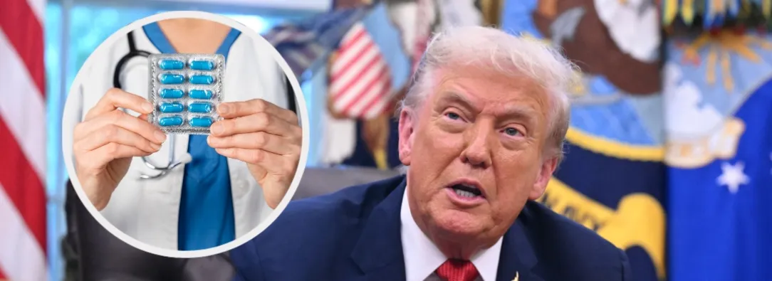 Trump sobre aranceles. / Fotos: AFP y Freepik.