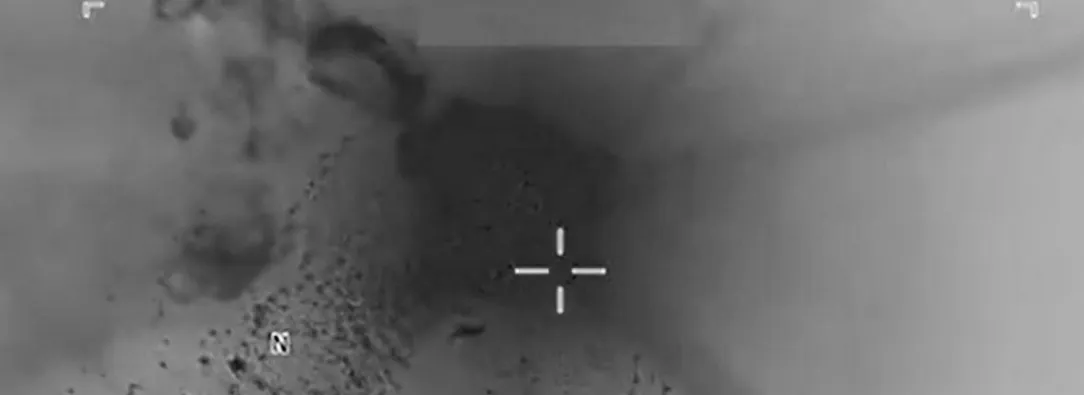 Bombardeo en el Caribe.