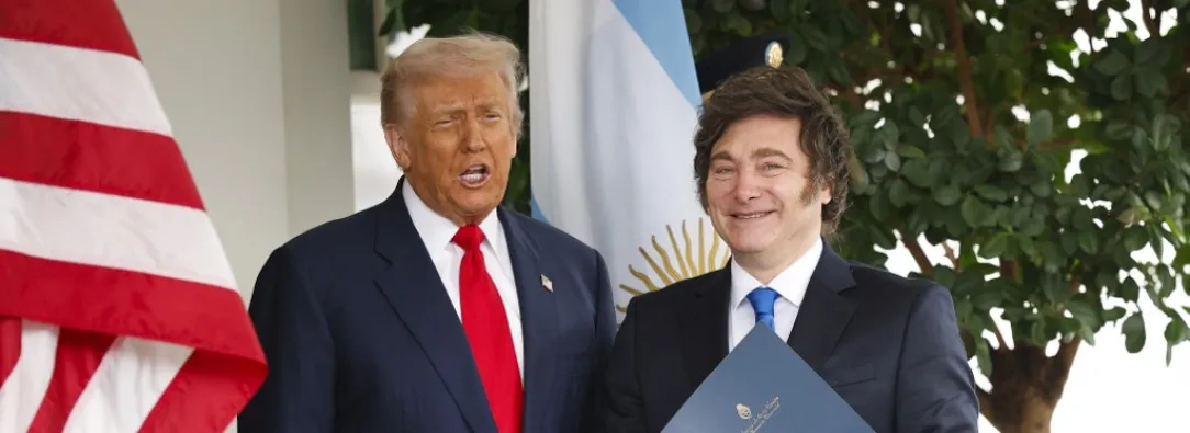 Milei y Trump.