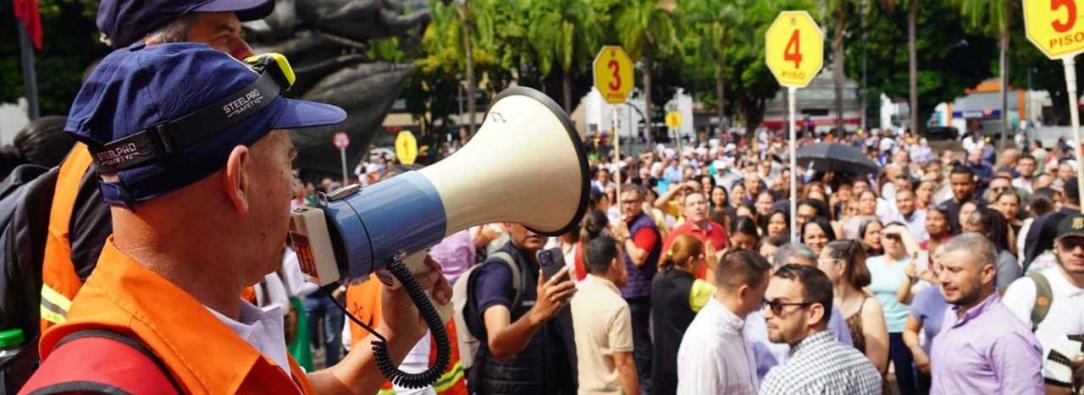 El director de la UNGRD, Carlos Carrillo, evaluará en tiempo real el ejercicio de Simulacro Nacional desde la Central Hidroeléctrica de Ituango, en Antioquia.