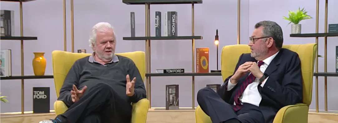 Humberto Sierra Porto, director del Departamento de Derecho Constitucional de la Universidad Externado y Rodrigo Uprimny, profesor e investigador en temas de justicia y derechos humanos.