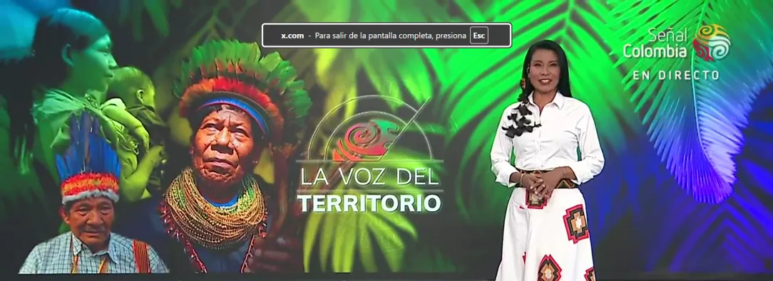 Martha Rentería, presentadora del noticiero de RTVC