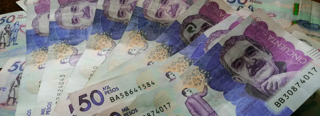 Peso colombiano sigue revaluándose