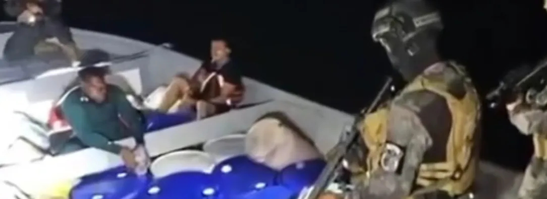 Incautación de cocaína. / Foto: Captura de video.