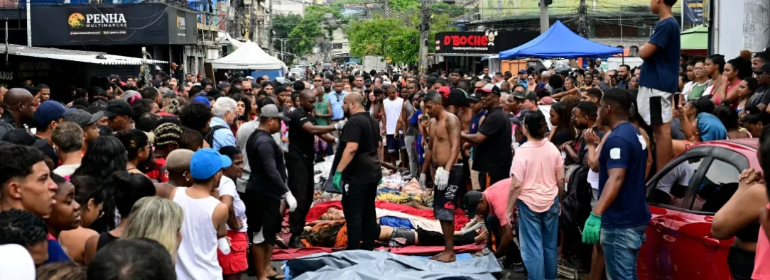 Operativo en favelas de Rio de Janeiro. / Foto: AFP.