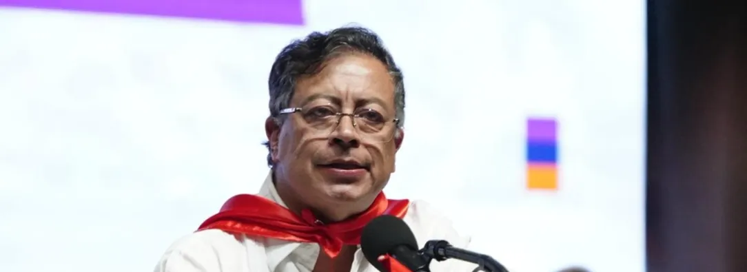 Petro en la Plaza Manuel Murillo Toro. / Foto: Pablo Pulido - RTVC.