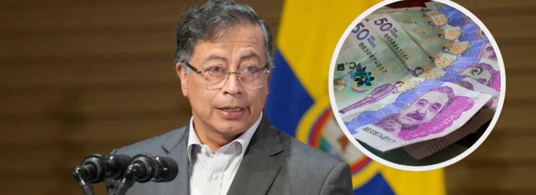 Petro sobre deuda externa. / Fotos: Presidencia y Pixabay.