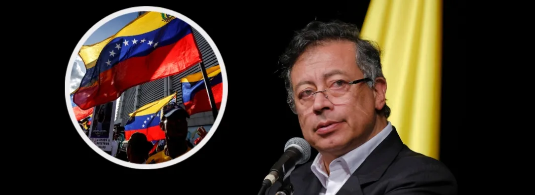 Presidente sobre la paz en Venezuela. / Fotos: Presidencia y AFP.