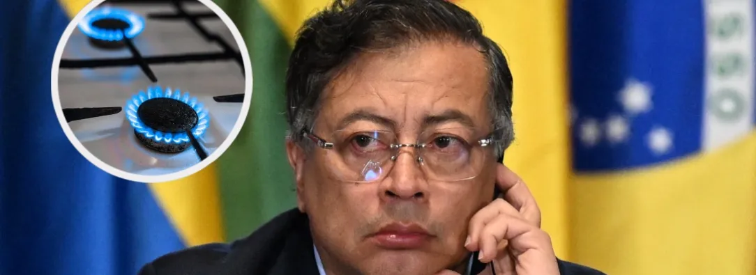 Petro sobre la canasta básica y el precio del gas. / Fotos: AFP y Freepik.