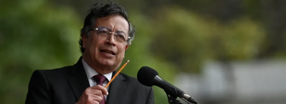 Petro sobre disturbios en Sonsón. / Foto: AFP.