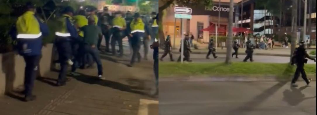 Protestas en Medellín. / Fotos: Captura de video.