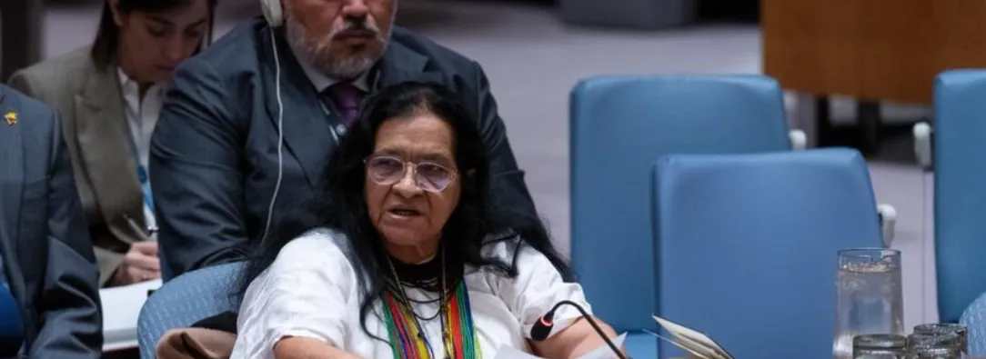 Embajadora de Colombia ante el Consejo de la ONU, Leonor Zalabata. / Foto: ONU.