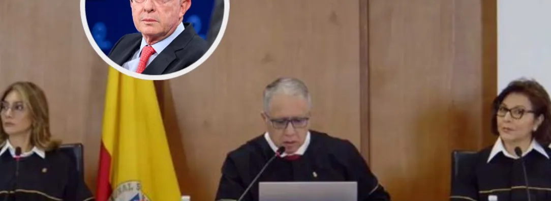 Qué sigue en el proceso contra Uribe Vélez. / Fotos: Tribunal y AFP.