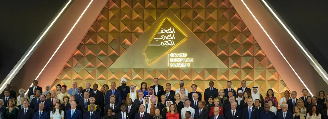 Presidente Petro en la inauguración del Gran Museo Egipcio en El Cairo