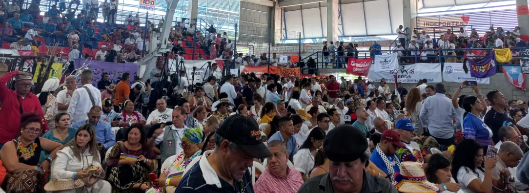 El coliseo Polisur recibieron a más de mil líderes que participan en este evento tan importante para América Latina y el Caribe dentro del marco de la Cumbre CELAC UE 2025 en Santa Marta.
