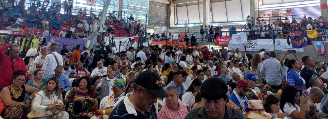 El coliseo Polisur recibieron a más de mil líderes que participan en este evento tan importante para América Latina y el Caribe dentro del marco de la Cumbre CELAC UE 2025 en Santa Marta.