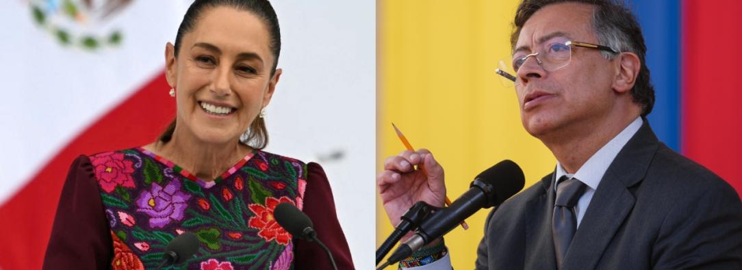 Presidente Petro se solidariza con Sheinbaum tras ruptura diplomática entre Perú y México por caso de asilo