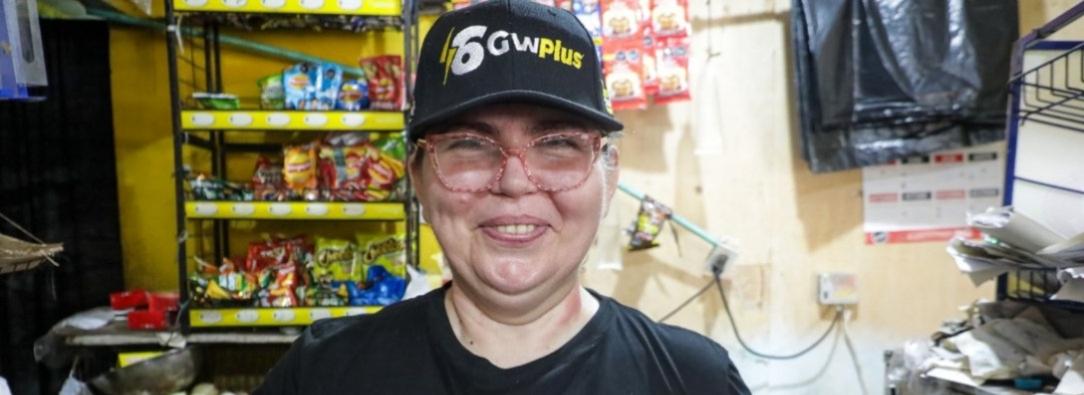 Familias beneficiadas con paneles solares. / Foto: Redes.