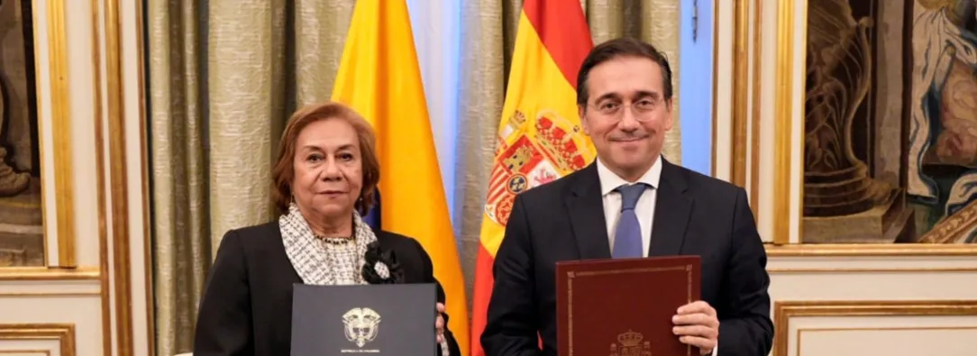 Cooperación de Colombia y España. / Foto: Cancillería.