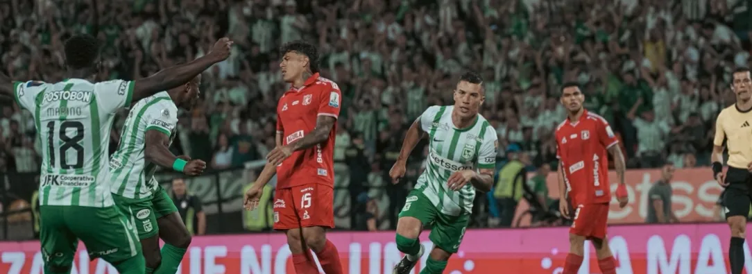 Atlético Nacional vs. América. / Foto: X Atlético Oficial.