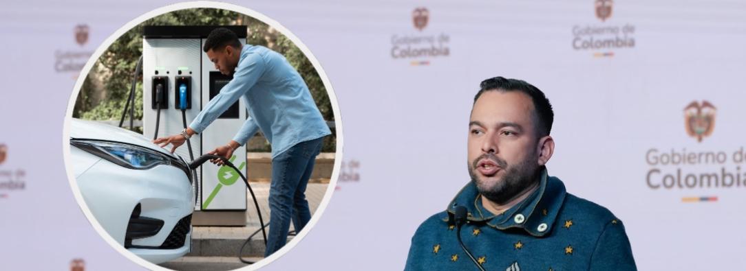 Movilidad eléctrica en Colombia. / Fotos: Presidencia y Freepik.