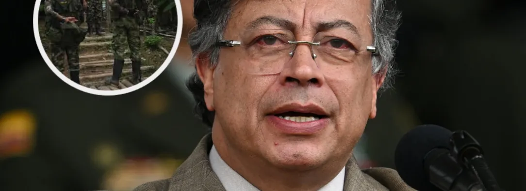 Petro sobre alias Calarcá. / Foto: AFP.