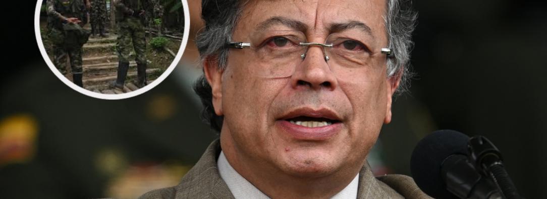 Petro sobre alias Calarcá. / Foto: AFP.