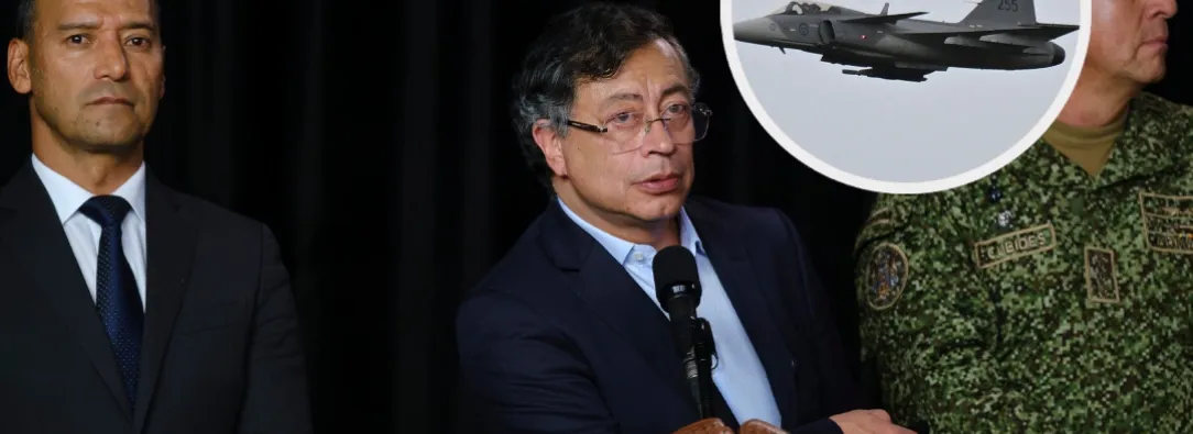 Contrato de aviones Gripen. / Fotos: Presidencia y AFP.