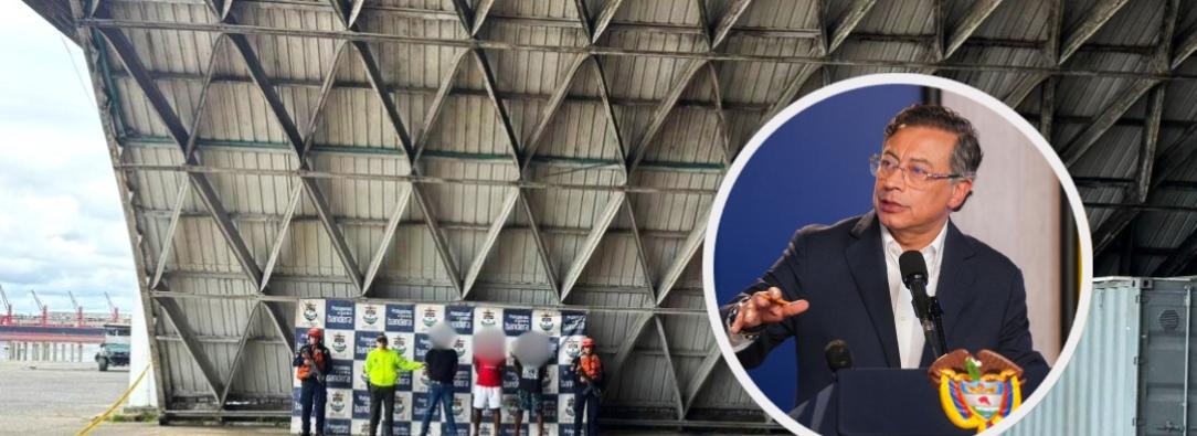 Presidente Petro sobre cocaína. / Fotos: MinDefensa y Presidencia.